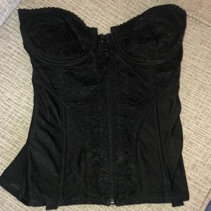 Fredricks of Hollywood Black lace corset.